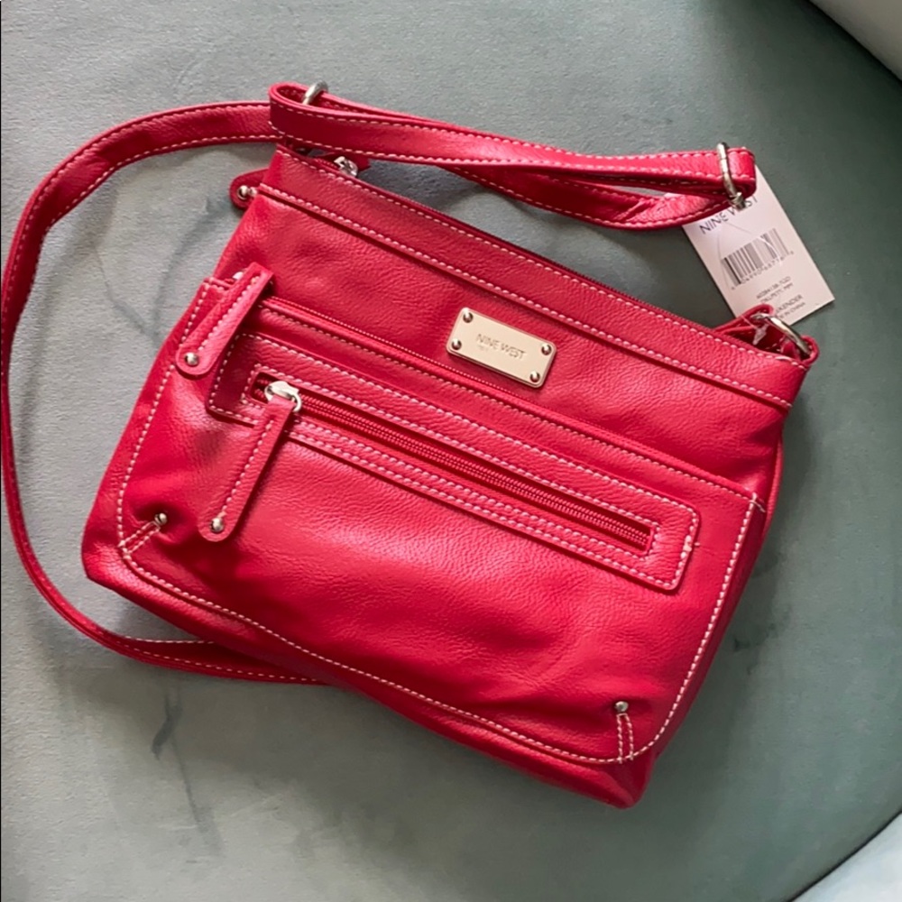 Nine West Red Weekender Bag